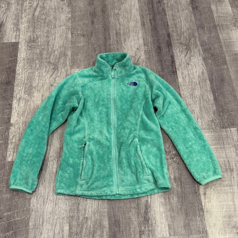 North Face Girls Large Zip‎ Up Fleece Jacket